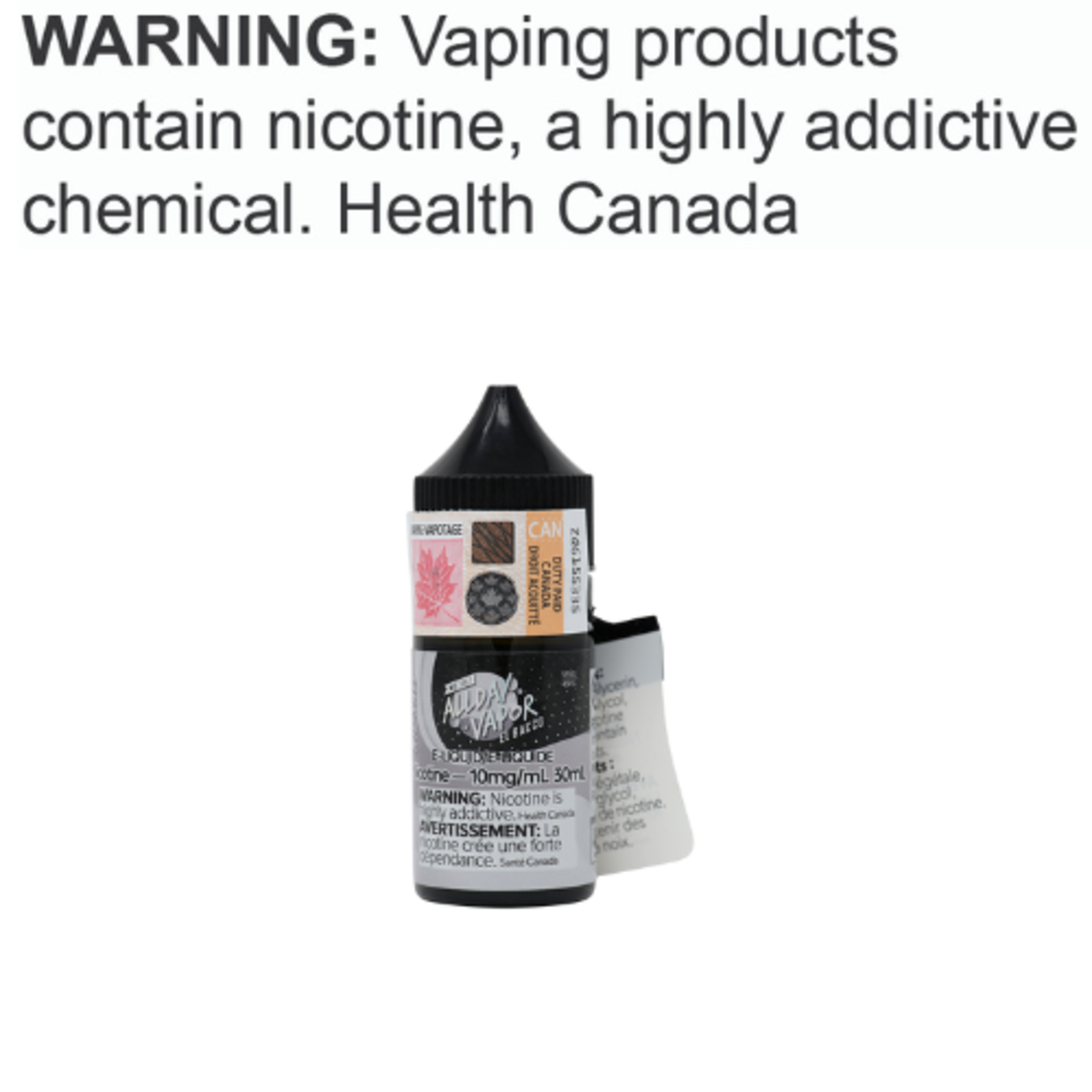All Day Vapor All Day Vapor Nic Salt [ET]