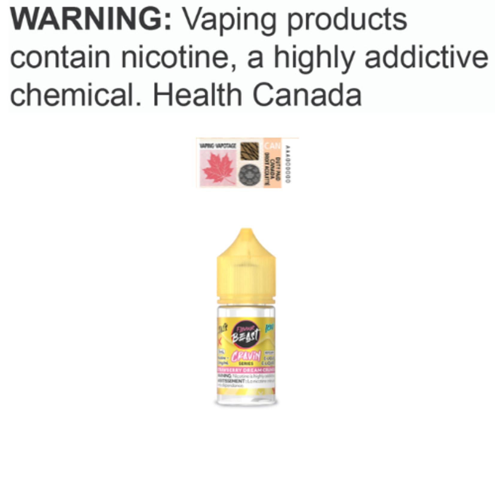 Flavour Beast Salt Flavour Beast Cravin Salt [ET]