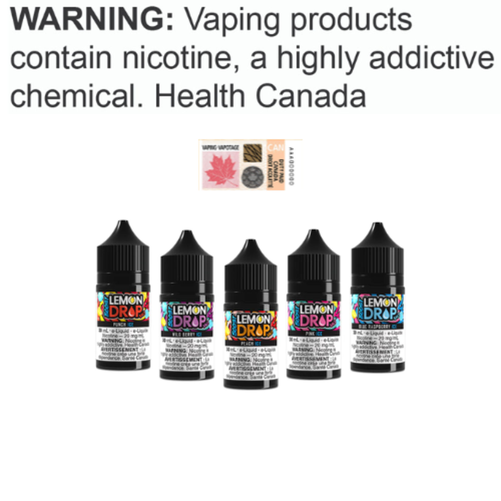 Lemon Drop Salt Lemon Drop Boost Ice Salt [ET]