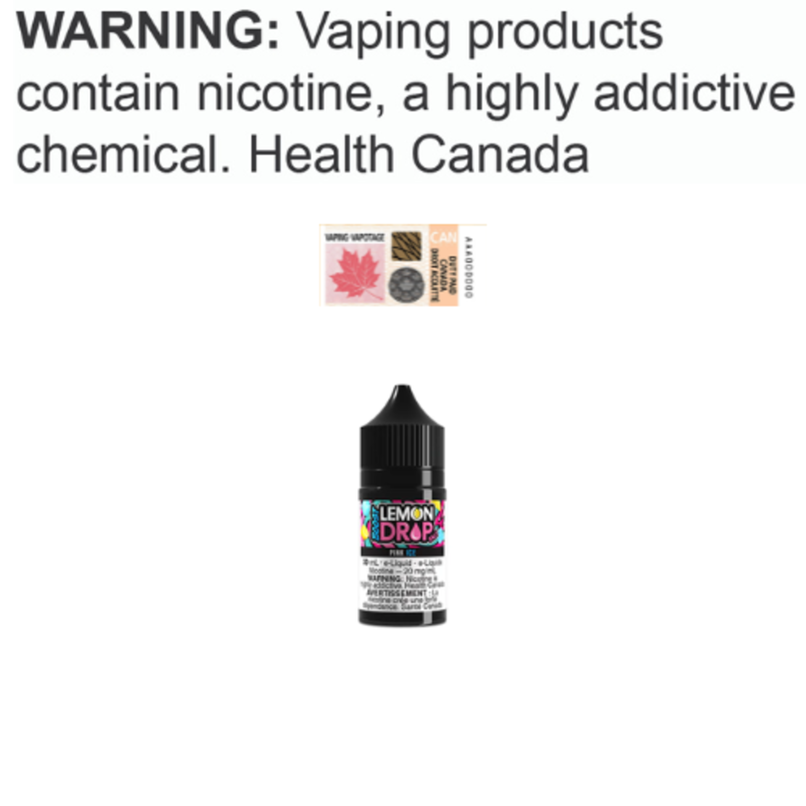 Lemon Drop Salt Lemon Drop Boost Ice Salt [ET]