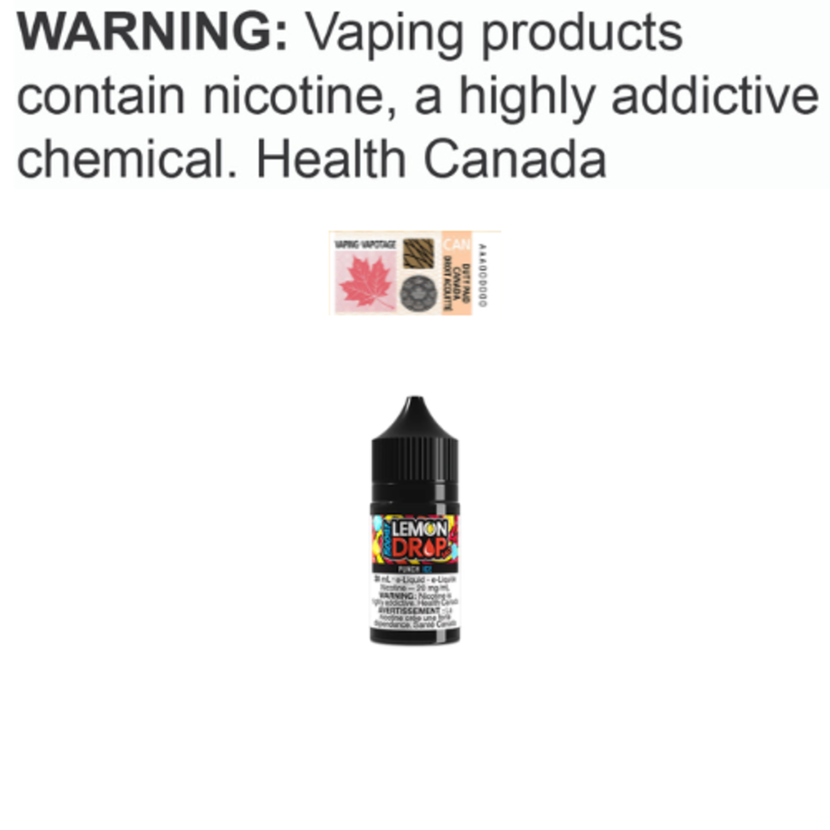 Lemon Drop Salt Lemon Drop Boost Ice Salt [ET]