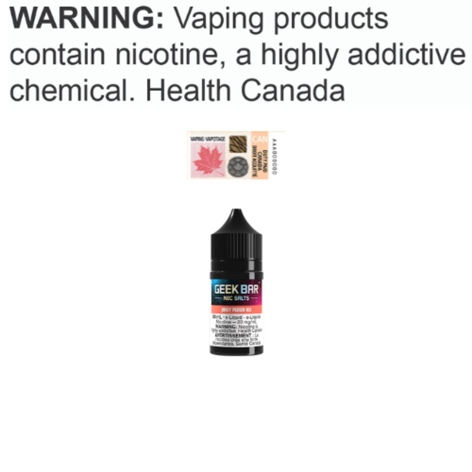 Geek Bar Nic Salt Geek Bar Nic Salt [ET]