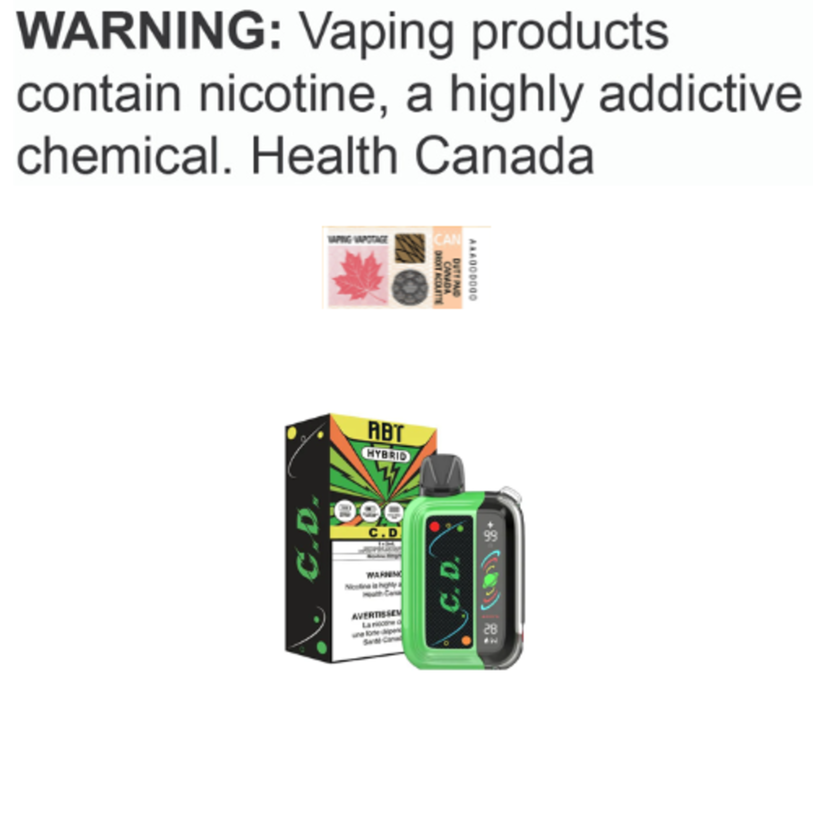 G Prime Disposable ABT Hybrid Disposable [ET]
