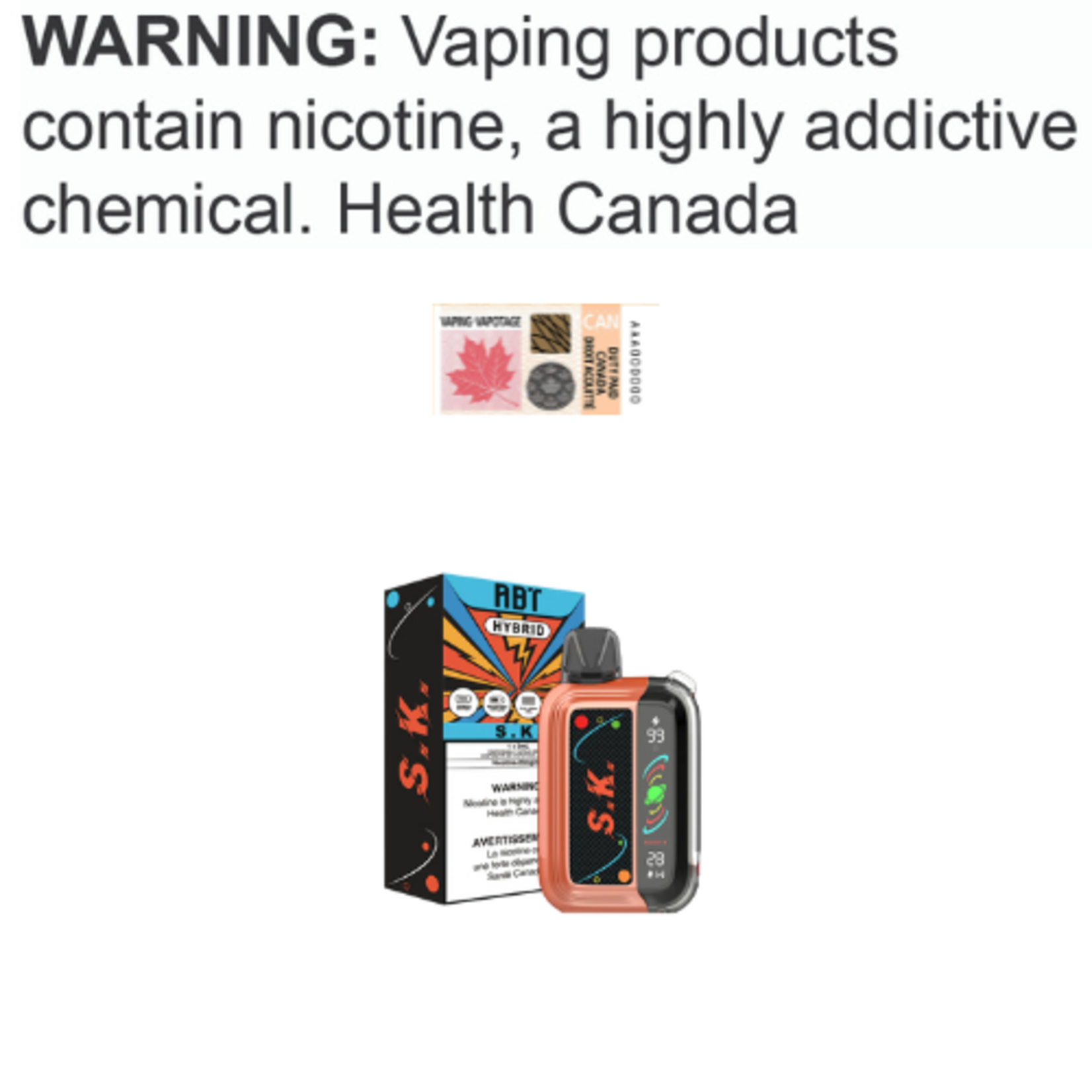 G Prime Disposable ABT Hybrid Disposable [ET]