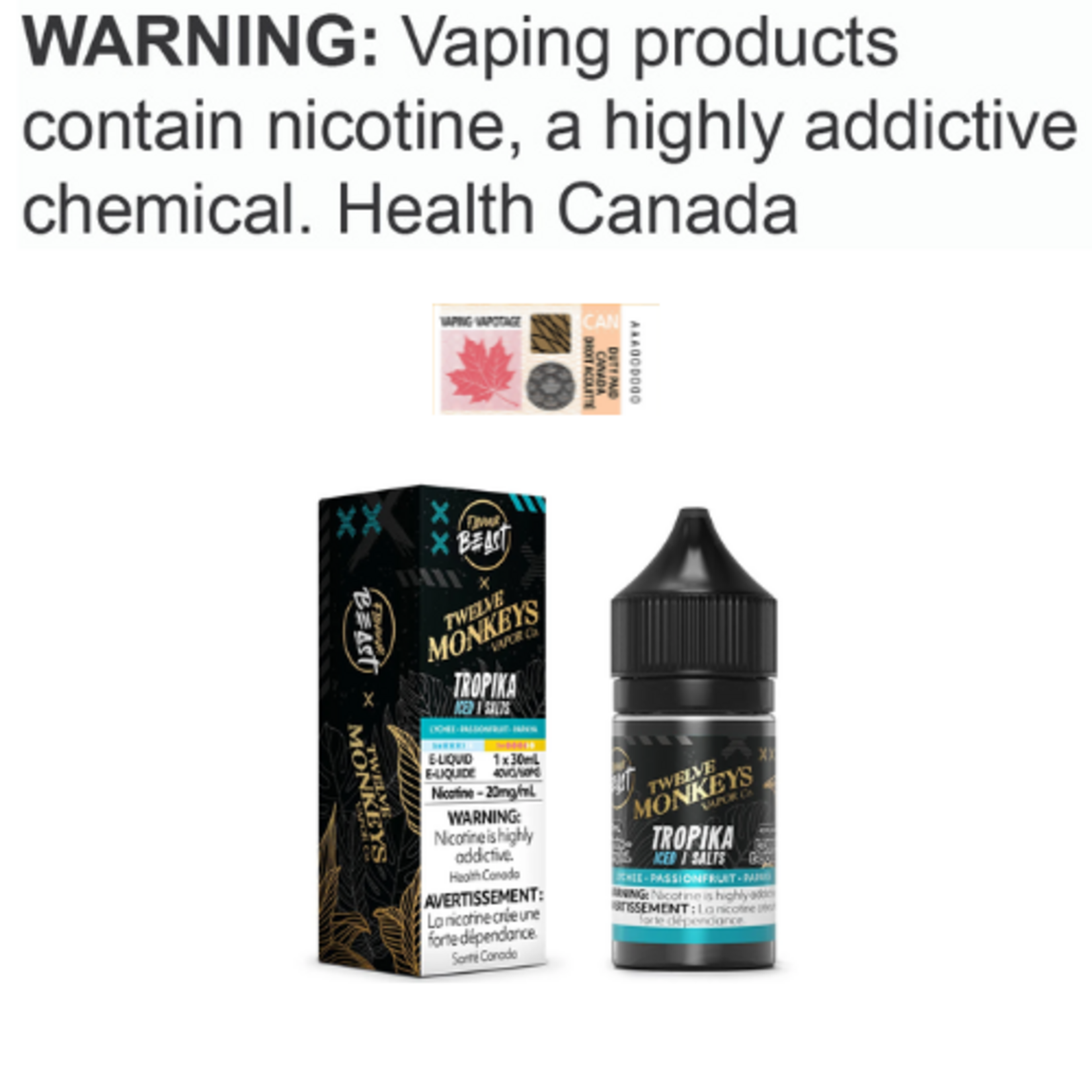 Flavour Beast Salt Flavour Beast x 12 Monkeys Salt [ET]