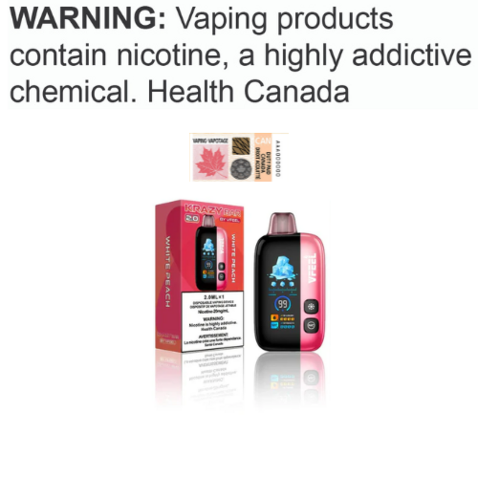 VFEEL VFEEL KRAZY BAR 2.0 Disposable [ET]