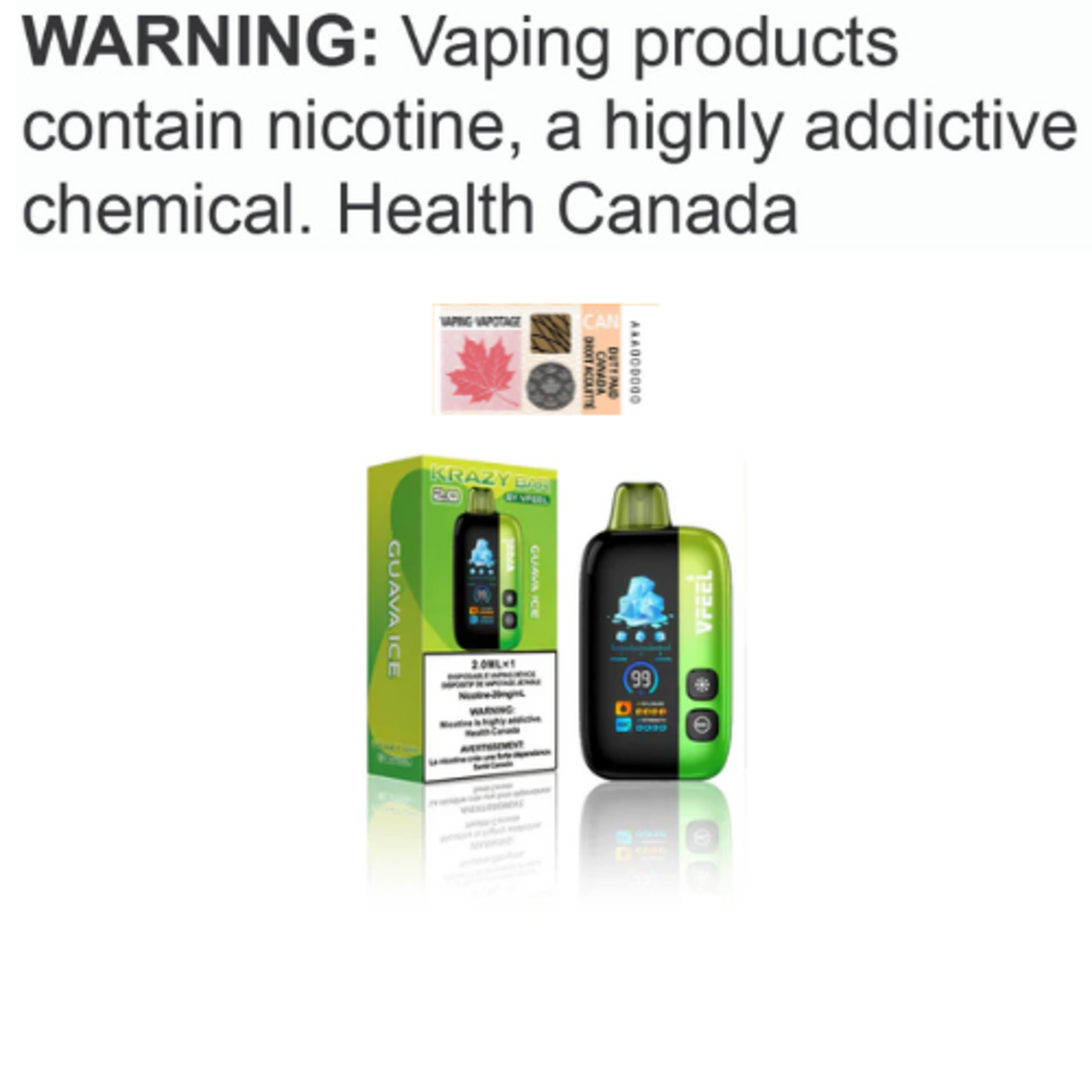 VFEEL VFEEL KRAZY BAR 2.0 Disposable [ET]