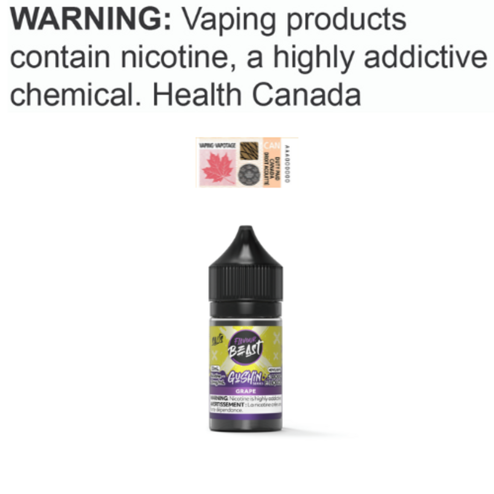 Flavour Beast Salt Flavour Beast Gushin Salt [ET]