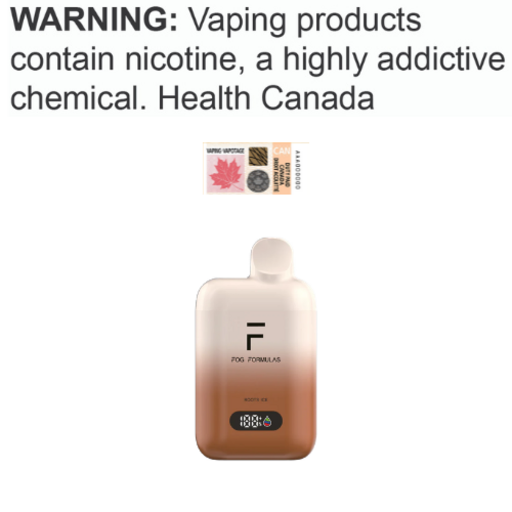 Fog Formula Fog Pro X Disposable [ET]