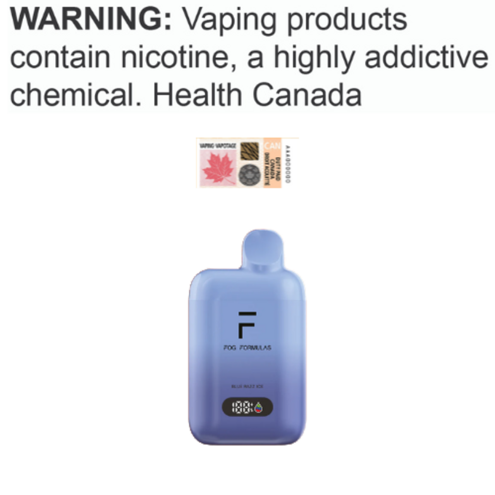 Fog Formula Fog Pro X Disposable [ET]