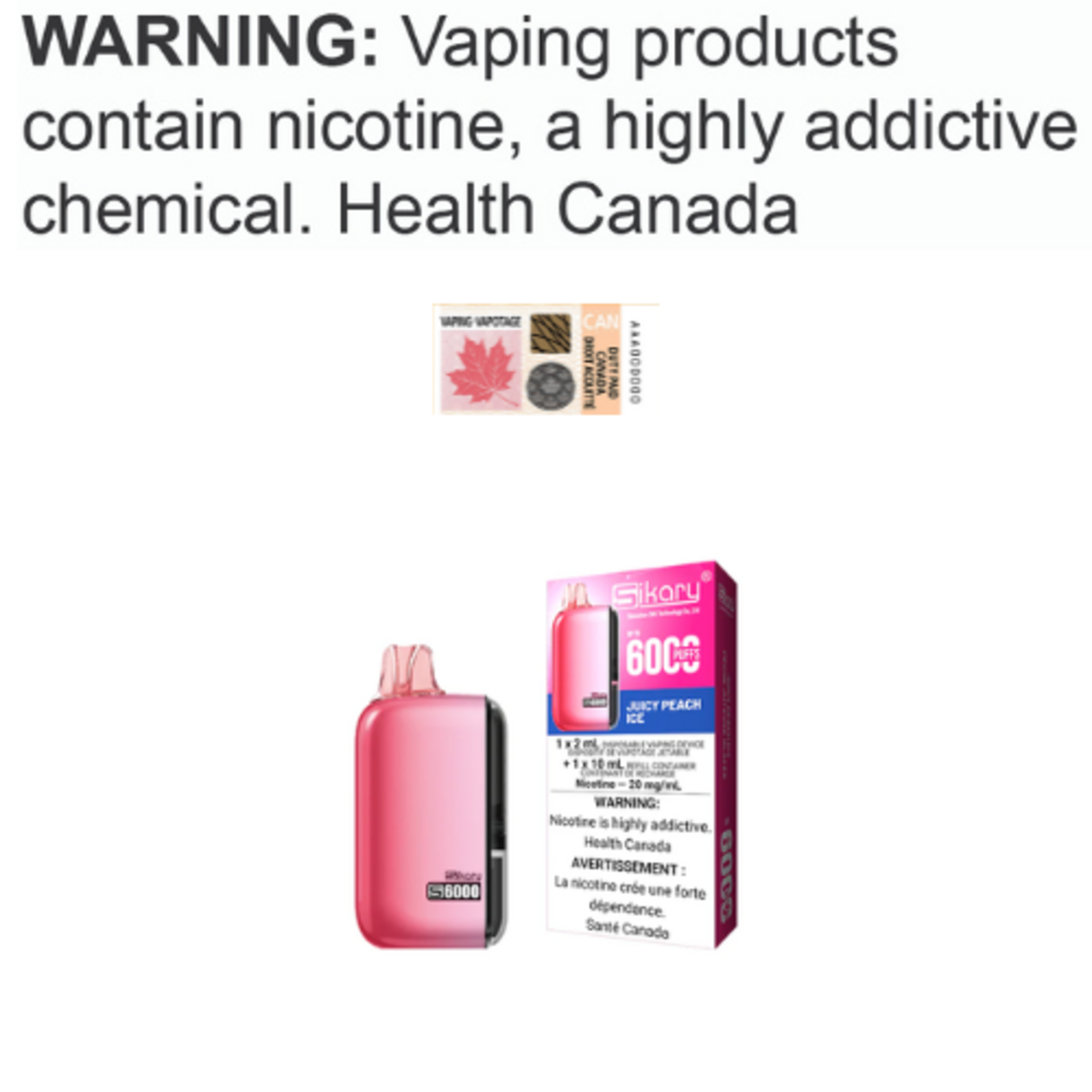 Sikary Sikary S6000 Disposable [CRC][BC]