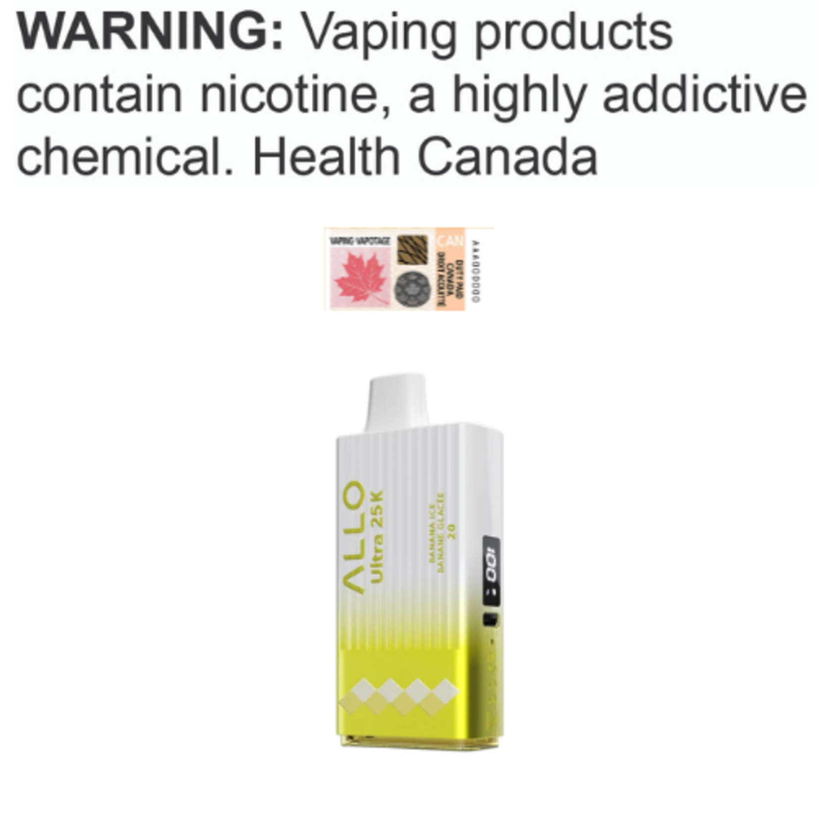 Allo Vapor Allo Ultra 25K Disposable [ET]