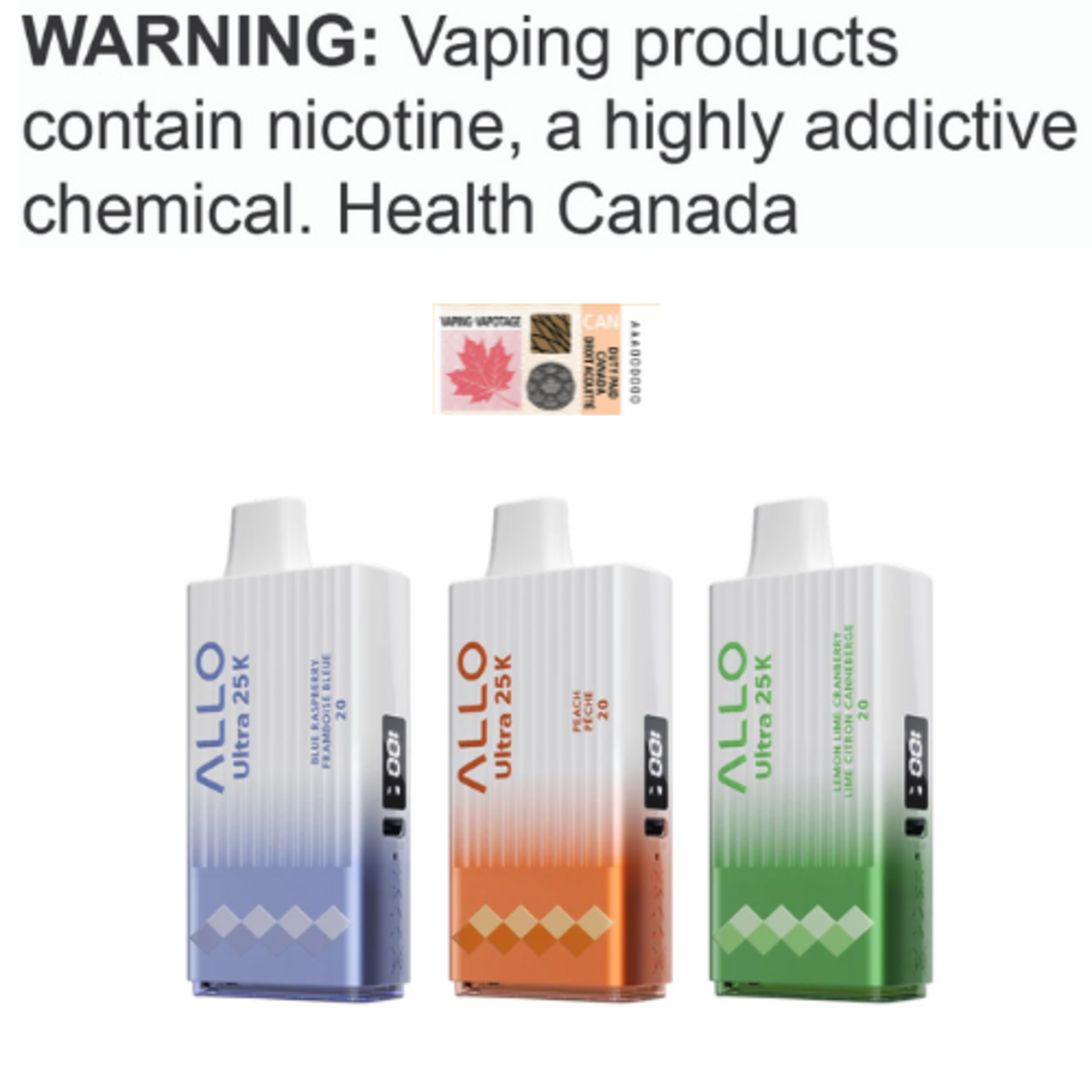 Allo Vapor Allo Ultra 25K Disposable [ET]