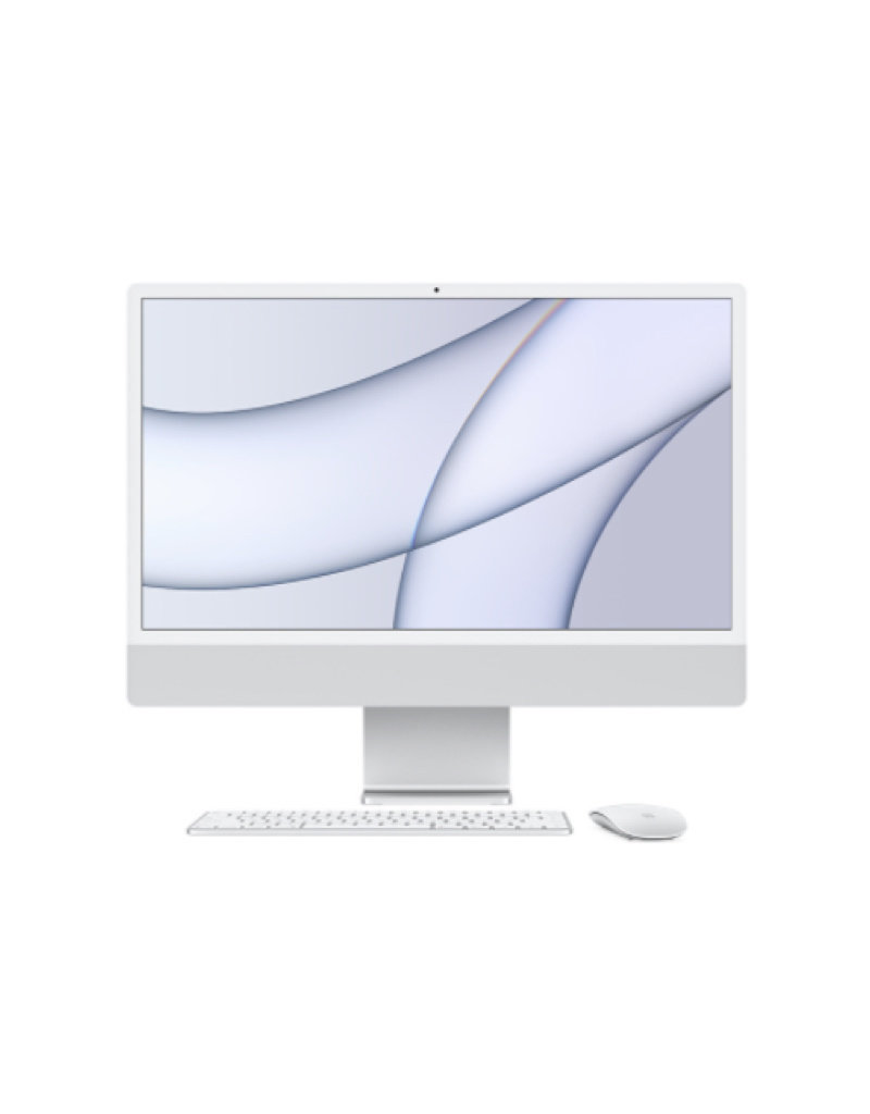 iMac 24" 4.5K M1 8C CPU 7C GPU 8GB RAM 256GB SSD (2021) - Silver