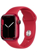 Apple Watch S7 41 Red AL Red Sports Band Cellular - Ex Demo