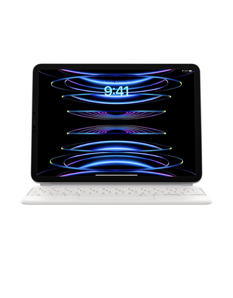 Apple - Magic Keyboard - (iPad Pro 11" 4th Gen & iPad Air 5th Gen) - White