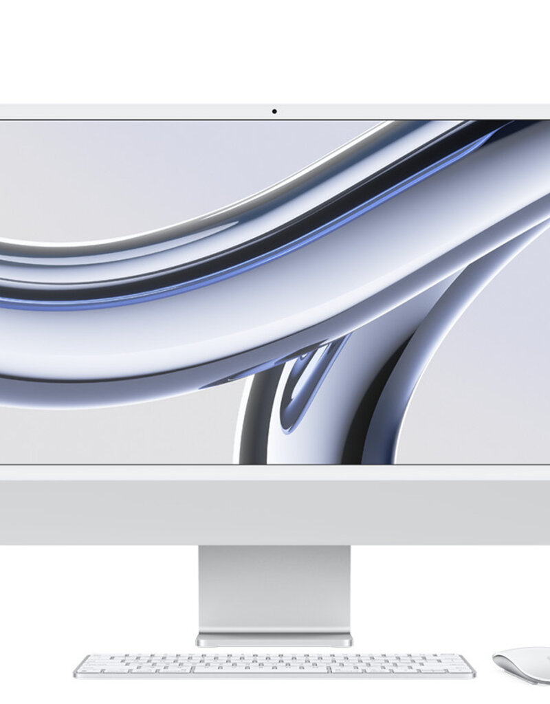 iMac 24” (2023) 4.5K M3 8CPU 8GPU 8GB RAM 256GB SSD – Silver