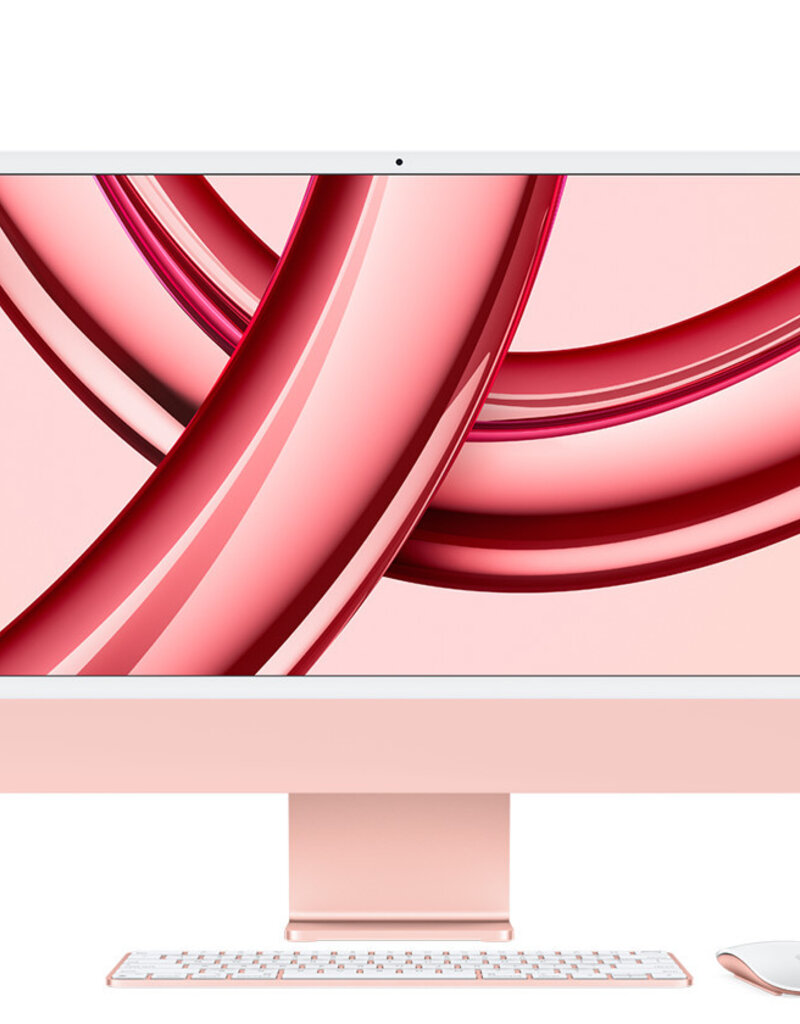 iMac 24” (2023) 4.5K M3 8CPU 10GPU 8GB RAM 256GB SSD – Pink