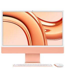 iMac 24” (2023) 4.5K M3 8CPU 10GPU 8GB RAM 256GB SSD – Orange