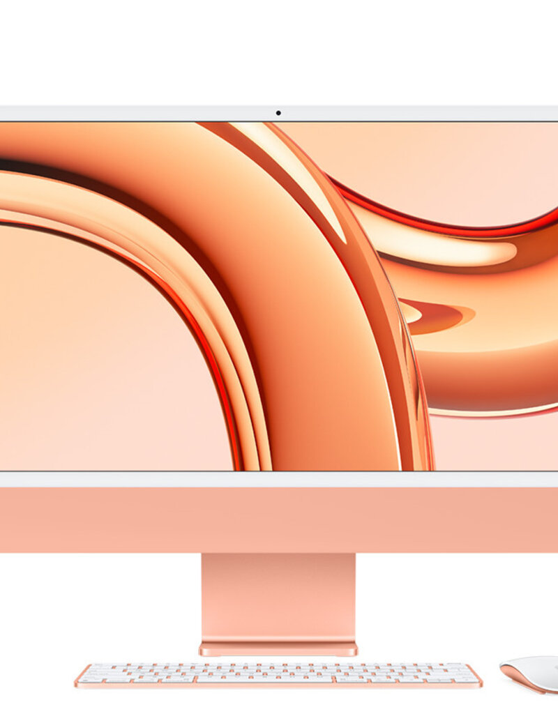 iMac 24” (2023) 4.5K M3 8CPU 10GPU 8GB RAM 256GB SSD – Orange