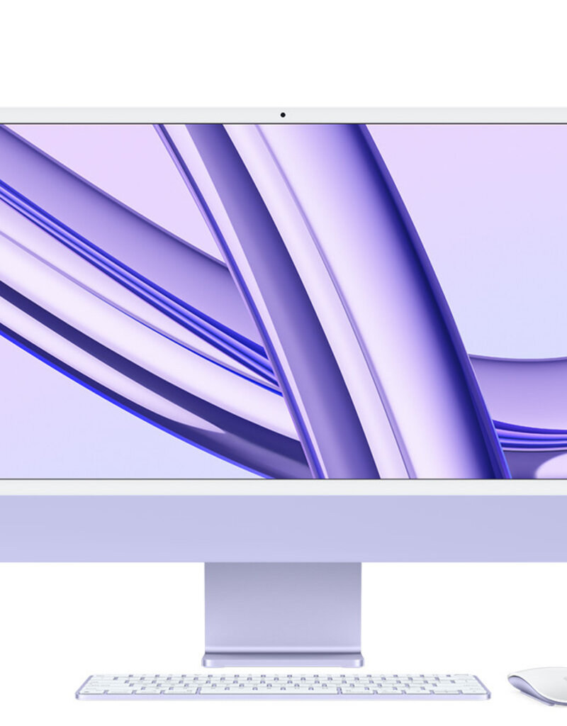 iMac 24” (2023) 4.5K M3 8CPU 10GPU 8GB RAM 256GB SSD - Purple