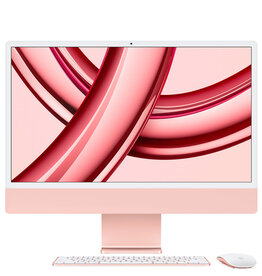 iMac 24” (2023) 4.5K M3 8CPU 10GPU 8GB RAM 512GB SSD – Pink