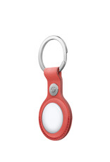 Apple AirTag Fine Woven Key Ring - Coral