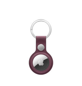 Apple AirTag Fine Woven Key Ring - Mulberry