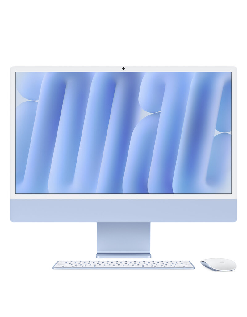 iMac 24” (2024) 4.5K M4 8CPU 8GPU 16GB RAM 256GB SSD - Blue
