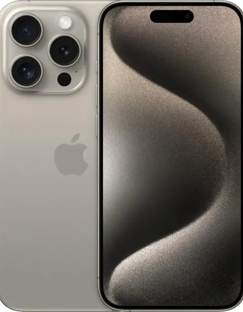 iPhone 15 Pro Max 256GB – Natural Titanium- Renewed