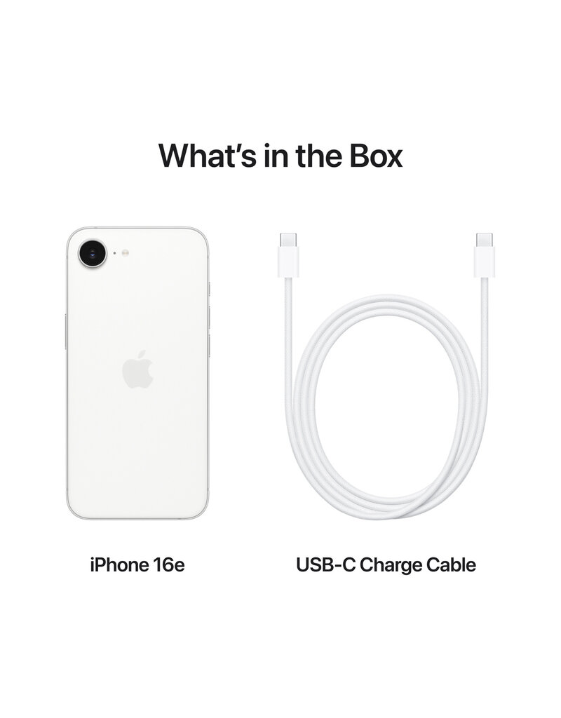 iPhone 16e 512GB - White