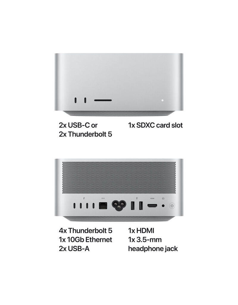 Mac Studio (2025) M4 Max 14-Core CPU 32-Core GPU 36GB 512GB SSD