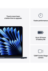 MacBook Air (2025) 13” M4 10-Core CPU 8-Core GPU 16GB 256GB SSD – Midnight