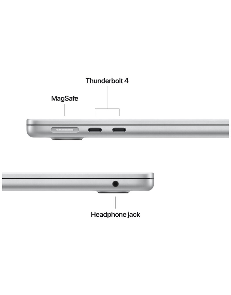 MacBook Air (2025) 13” M4 10-Core CPU 8-Core GPU 16GB 256GB SSD – Silver