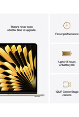 MacBook Air (2025) 13” M4 10-Core CPU 8-Core GPU 16GB 256GB SSD – Starlight