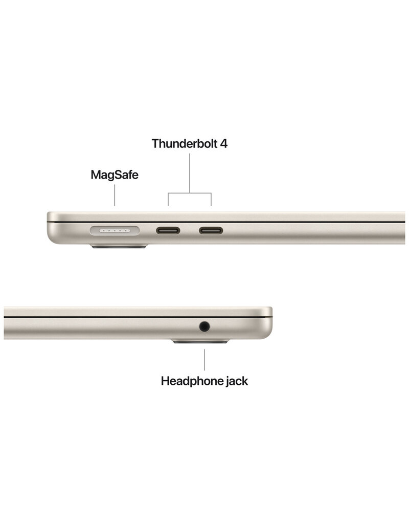 MacBook Air (2025) 13” M4 10-Core CPU 8-Core GPU 16GB 256GB SSD – Starlight