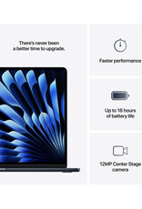 MacBook Air (2025) 15” M4 10-Core CPU 10-Core GPU 24GB 512GB SSD – Midnight