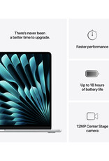 MacBook Air (2025) 15” M4 10-Core CPU 10-Core GPU 16GB 256GB SSD – Silver