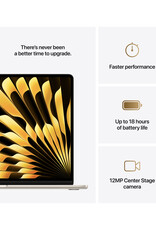 MacBook Air (2025) 15” M4 10-Core CPU 10-Core GPU 16GB 256GB SSD – Starlight