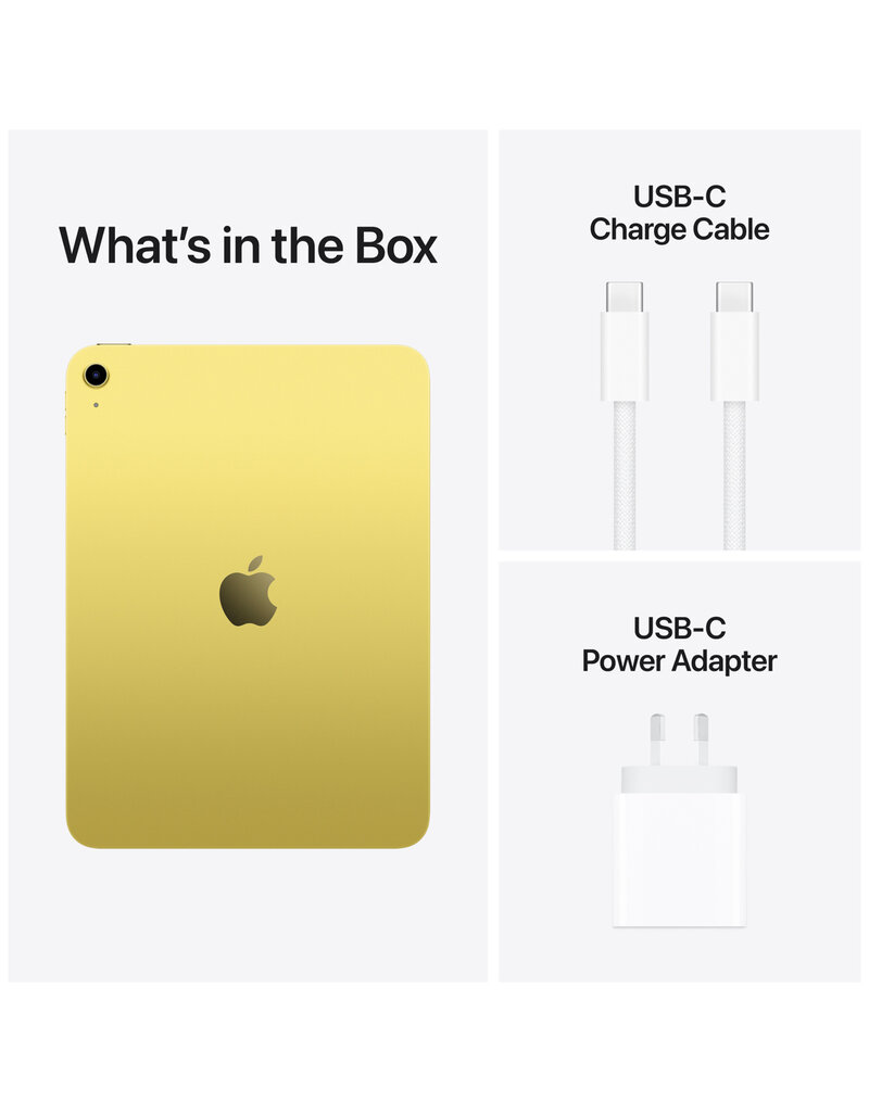 iPad 11th Gen (2025) 11” 512GB Wifi + Cellular – Yellow
