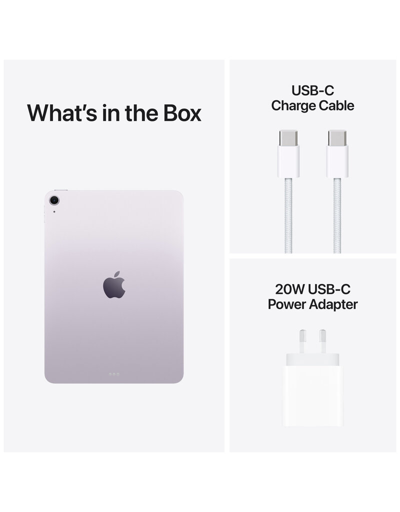 iPad Air (2025) 11” M3 7th Gen 256GB Wifi + Cellular - Purple