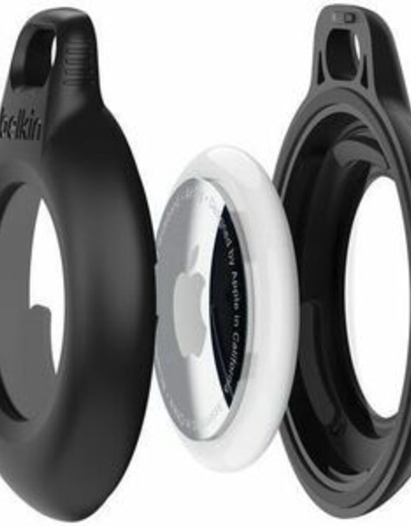 Belkin AirTag Key Ring - Black - Water Proof