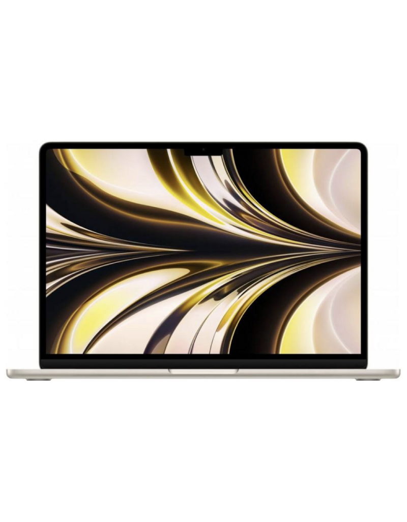 MacBook Air 13” M2 8-Core CPU 8-Core GPU 8GB 256GB SSD 2022 - Starlight - Renewed