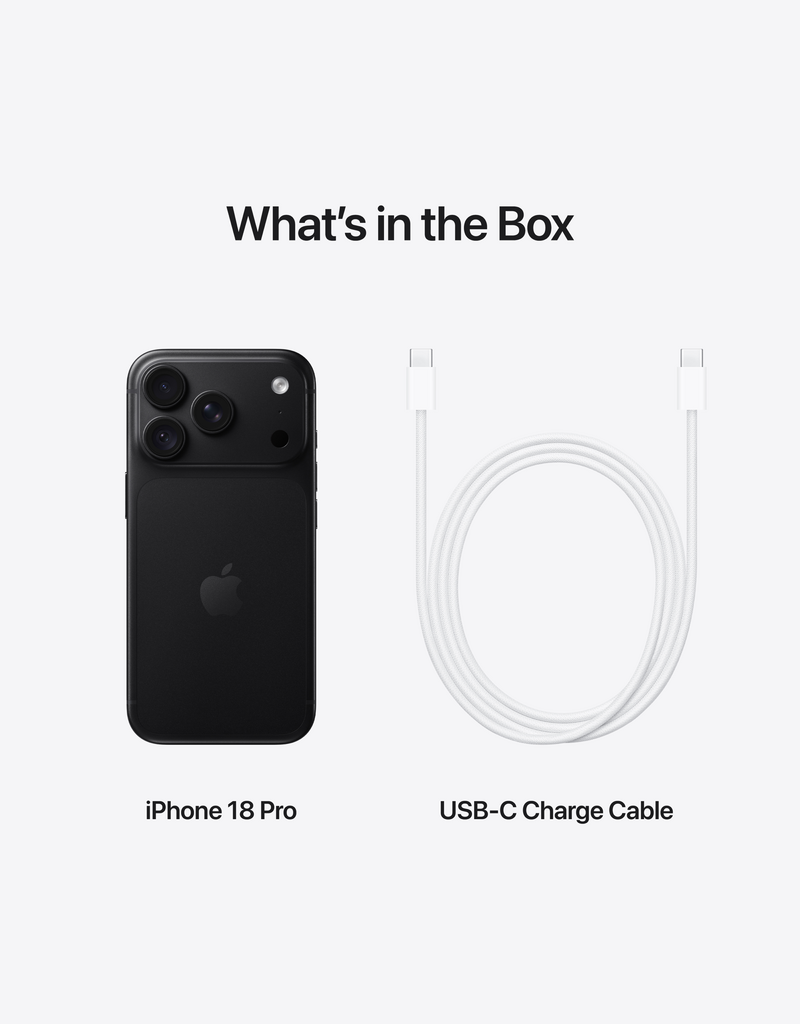 iPhone 18 Pro 2TB - Black