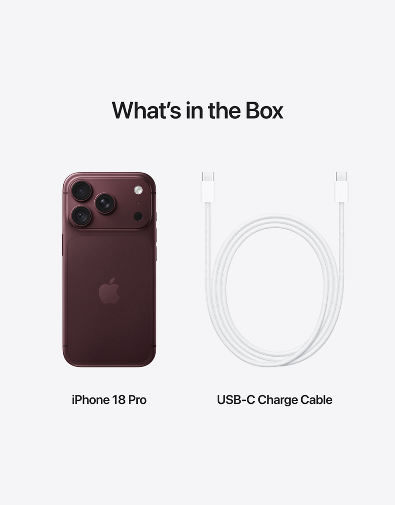 iPhone 18 Pro 2TB - Burgundy