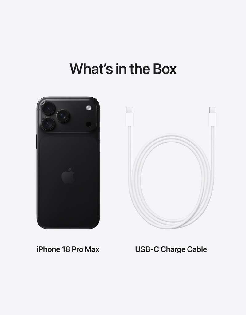 iPhone 18 Pro Max 2TB - Black