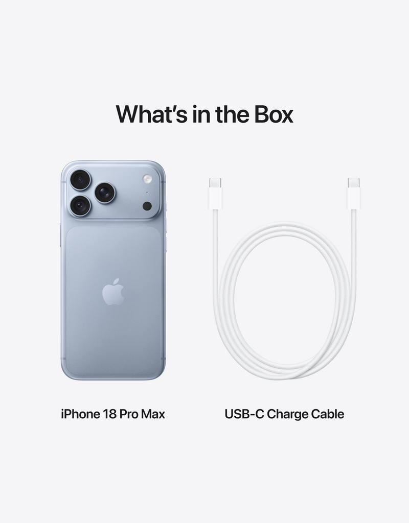 iPhone 18 Pro Max 2TB - Glacier