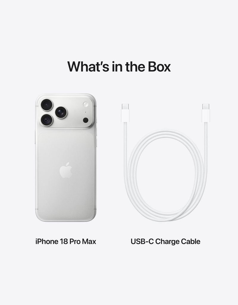 iPhone 18 Pro Max 2TB - Silver