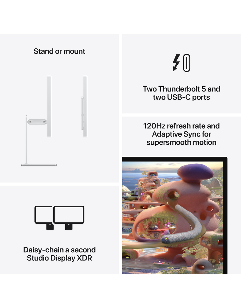 Studio Display XDR - Standard glass - VESA mount adapter (Stand not included)