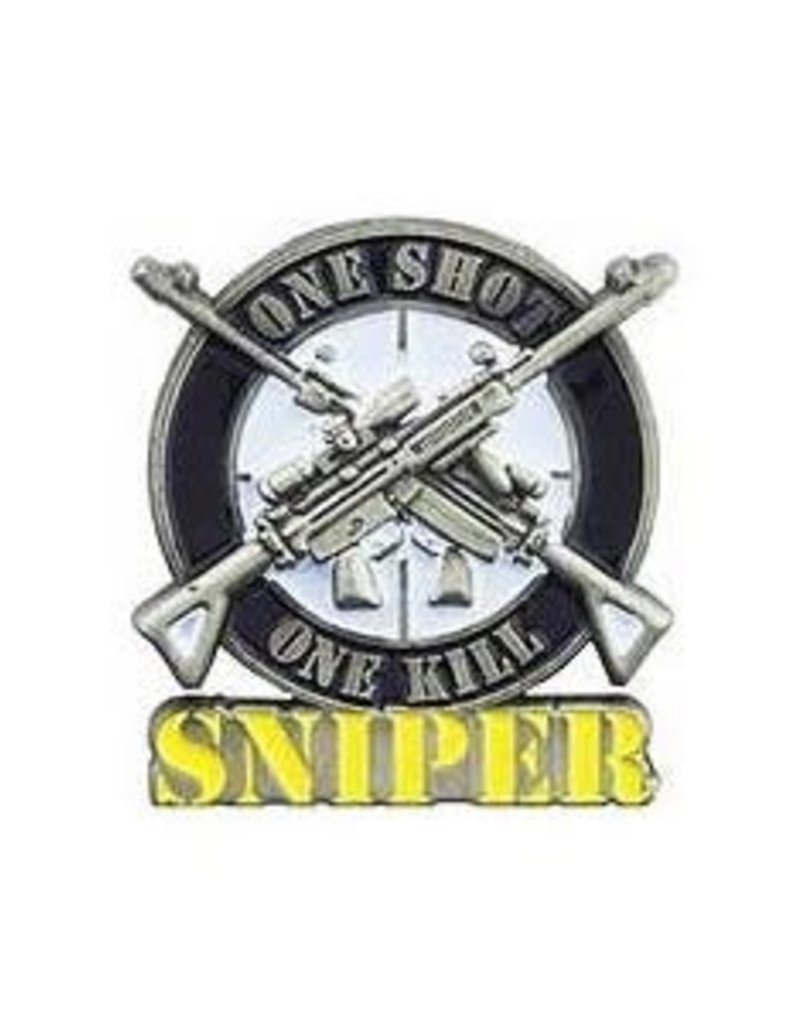 Militaria Date Unknown Us Army Sniper One Shot One Kill License Plate Rincondelherraje Com